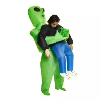 Оптовая продажа, новый дизайн, привидение, Хэллоуин, катушка, костюм, инопланетянин, надувной костюм