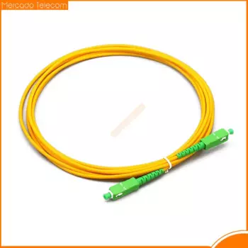 Оптовая продажа, одномодовый Simplex G652D 3,0 мм или 2,0 мм волоконно-оптический патч-корд, 50 шт., 1 м, SC APC и UPC