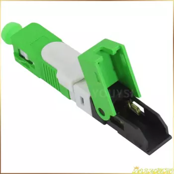 Оптовая продажа, оптовая продажа, FTTH ESC250D APC, одномодовый волоконно-оптический разъем SC APC для быстрой сборки, коннектор для прямого кабеля