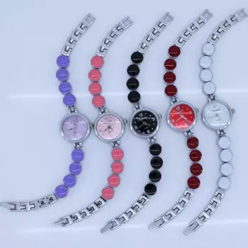 Оптовая продажа, разноцветные модные часы 10 шт./лот, студенческие повседневные часы с браслетом для девочек, Женские кварцевые наручные часы с регулируемым ремешком