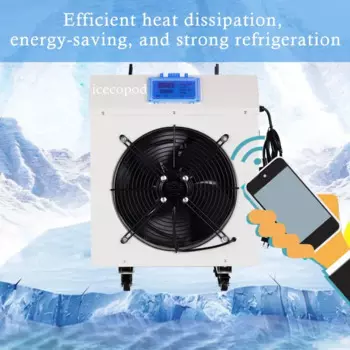 Оптовая продажа с завода, охладитель Холодного Льда 1hp 1,5 л/с 2 л/с, охладитель холодной бани с Wi-Fi, охладитель воды для холодного погружения бассейнов