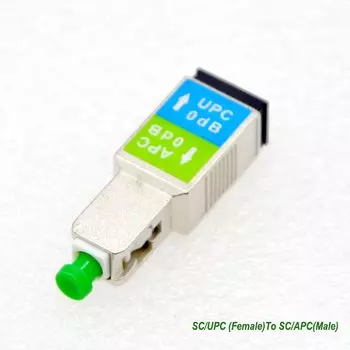 Оптоволоконный адаптер GONGFENG SC/APC Female-SC/UPC Male SM-9/125