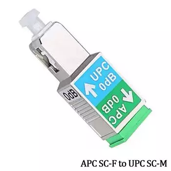 Оптоволоконный разъем аттенюатора JCD 0 дБ SC/APC Female-SC/UPC Male SM-9/125