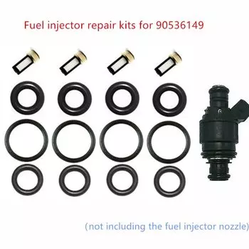 Оптовые 4 комплекта ремонтных комплектов для топливной форсунки 90536149 5WK93151 для Opel Astra H Caravan/GTC Opel Zafira 1.8 A/B