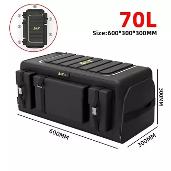 Органайзер для багажника автомобиля, вместительная Автоматическая многофункциональная сумка для хранения инструментов, складная сумка из ткани Оксфорд для аварийного хранения