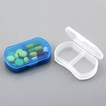 Органайзер для таблеток ZJMZYM двух отделений