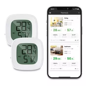 ORIA Bluetooth термометр и гигрометр 2PCS