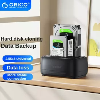 ORICO Offline Clone 2-тактная док-станция для жесткого диска USB3.0 и Type-C 5 Гбит/с с двумя отсеками для жесткого диска для корпуса жесткого диска 2,5/3,5 дюйма