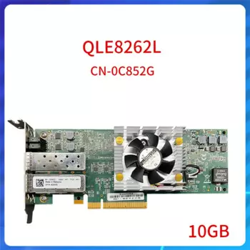 Оригинал для Dell QLogic QLE8262L 10 Гб двойной порт разъем SFP 10GbE расширитель сетевой карты с двумя портами 10 Гб C852G