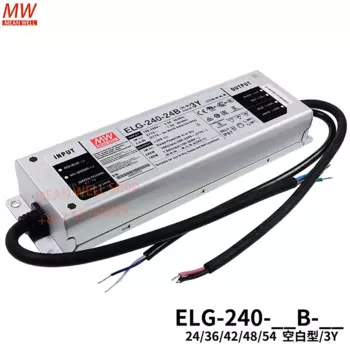 Оригинал MEAN WELL ELG-240 светодиодный ELG-240-36-3Y, драйвер постоянного тока 24/36/42/48/54, импульсный источник питания A/B/DA