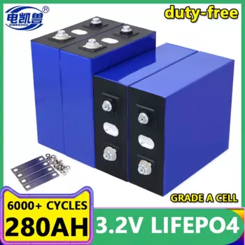 Оригинальная Аккумуляторная батарея lifepo4 3,2 в, а/ч, 12 В, 24 В, 48 В, аккумуляторная батарея для электромобиля, RV, система хранения солнечной энергии без налогов