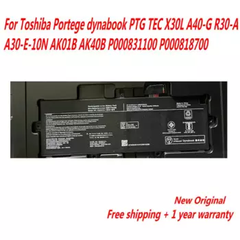 Оригинальная Аккумуляторная Батарея PA5331U-1BRS для Toshiba Portege dynabook PTG TEC X30L A40-G R30-A AK01B AK40B P000831100 P000818700