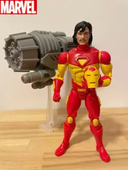 Оригинальная экшн-фигурка в наличии Marvel Legends Железный человек Sdcc 2022 Ретро кардбэк 6 дюймов плазменная пушка комиксы Статуя Модель игрушки подарки