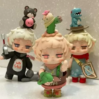 Оригинальная Черная игрушка поколения фейя, винтажная Модель со скрытыми во время игрушек, дизайнерское настольное украшение, подарок на день рождения