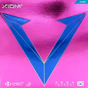 Оригинальная цветная резиновая губка для настольного тенниса VEGA KOREA BLUE PINK