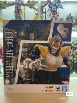 Оригинальная фигурка Bandai S.h.figuarts Dragon Ball Shf Great Ape Vegeta, аниме-модель, экшн-фигурка, игрушка, кукла, подарочный орнамент