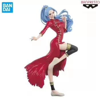 Оригинальная фигурка Banpresto One Piece TREASURE круиз 4 Nefertari Vivi 20 см, украшение для автомобиля, Коллекционная модель, игрушка