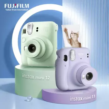 Оригинальная Fuji Fujifilm Instax Mini 11 мгновенная камера Instax Mini 12 снимков фотография Улучшенная камера