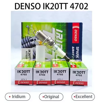 Оригинальная иридиевая свеча зажигания DENSO IK20TT 4702, подходящая для некоторых моделей Camry RAV4 Pajero и т. д.