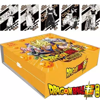 Оригинальная карта Dragon Ball для детей сын Гоку Чичи крилин Редкий черный и белый GMR ограниченная игра коллекция карт настольные игрушки