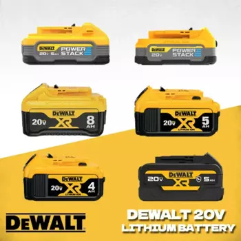 Аккумулятор DEWALT 20В Li-Ion DCB184G, DCB203, DCB184, DCB182, DCB208, DCBP520, DCBP034