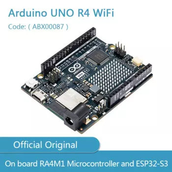 Оригинальная макетная плата Arduino UNO R4 WiFi ABX00087 Merging микропроцессора RA4M1 с ESP32-S3