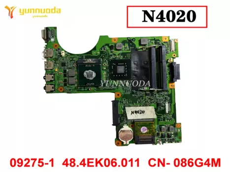 Оригинальная материнская плата для ноутбука Dell Inspiron N4020 09275-1 48. 4ek6.011 CN- 086G4M протестирована хорошая бесплатная доставка