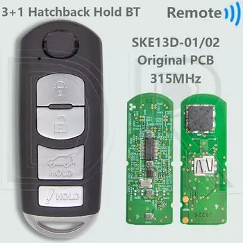 Оригинальная печатная плата DR SKE13D-01/02 SKE13E-01/02 Универсальный автомобильный дистанционный ключ ID49 315/433 МГц для Mazda 2 3 6 CX-4 CX-5 CX-9 MX-5 AXELA