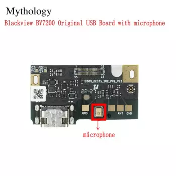 Оригинальная плата USB для Blackview BV7200, док-разъем для микрофона, схемы зарядного устройства, детали для ремонта