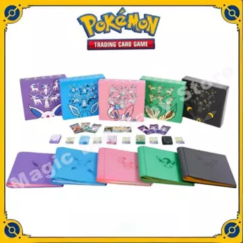 Оригинальная Подарочная коробка Pokemon PTCG Eevee GX в китайском стиле, Подарочная коробка Sun Ibrahimovic Moon Eevee Fairy Eevee Yeb, Подарочная коробка для детей