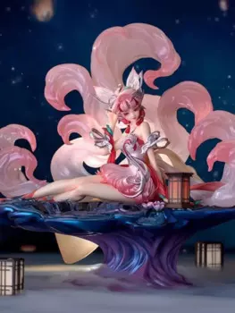 Оригинальная Подлинная фигурка Honor of Kings Myethos Nine Tails Demon Fox Daji 1/7 из ПВХ, фигурка h28аниме, Коллекционная модель, кукла, подарок, Рабочий стол