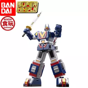 Оригинальная репродукция в наличии Bandai Super Mini-Pla Taiyou Sentai Sun вулкан солнце вулкан робо конфеты игрушки экшн-сборка модель игрушки