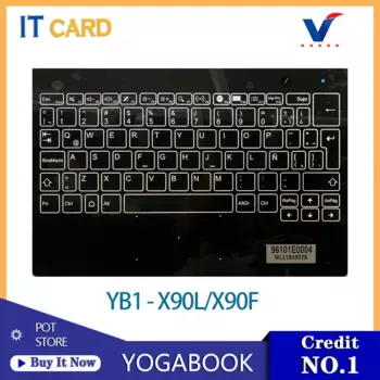 Оригинальная Совершенно новая клавиатура для 10,1 "Lenovo Yoga Book Yogabook YB1-X90L X90 Topcase Cover Touch Keyboard