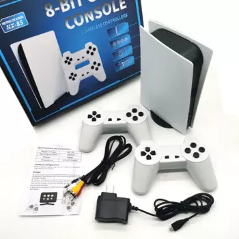 Оригинальная ТВ игровая консоль 8 бит Ретро Consola видеоигра 1280 классических игр встроенная станция GS5 беспроводной портативный геймпад AV выход