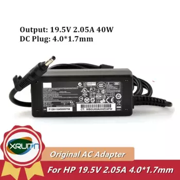 Оригинальное быстрое зарядное устройство для ноутбука 622435-005, 19,5 в, а, 40 Вт, адаптер переменного тока для ноутбуков HP Compaq Mini CQ10, быстрое зарядное устройство v122aa
