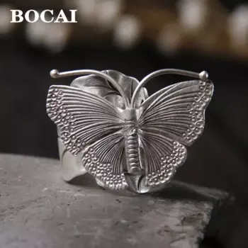 Оригинальное регулируемое кольцо из серебра 925 пробы с импортом чиангмай