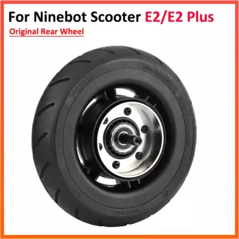 Оригинальное заднее колесо для электрического скутера Ninebot E2 E2plus KickScooter, твердая шина с ступицей колеса из АБС-пластика, запасные части
