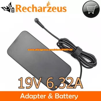 Оригинальное зарядное устройство 120 Вт для ноутбука FX705DY FX705DY AU034T G75VW G551JM GL753VE, 19 в, а, адаптер питания