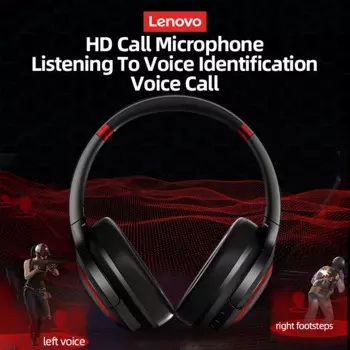 Оригинальные беспроводные наушники Lenovo TH40, Bluetooth-наушники, умные шумоподавляющие Hi-Fi-наушники, качественная гарнитура