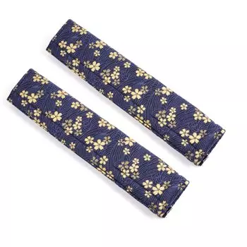 Оригинальные чехлы для автомобильных ремней безопасности, универсальные тканевые защитные ремни в японском стиле, Наплечные подушки BAG078