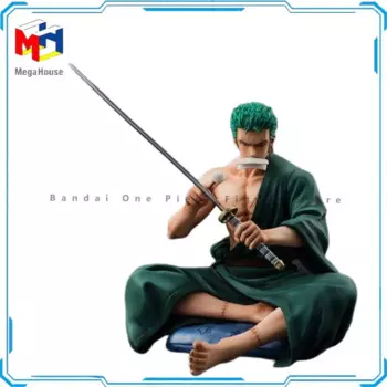 Оригинальные фигурки героев мультфильма MegaHouse One Piece POP SOC Zoro анимационные игрушки подарки модели коллекционера аниме хобби