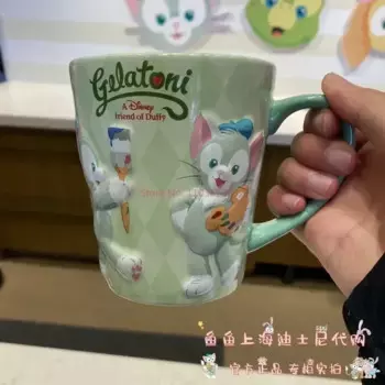 Оригинальные фигурки из аниме Диснея, чашка для воды, чашка для молока, керамическая чашка, украшение для стола, милый подарок