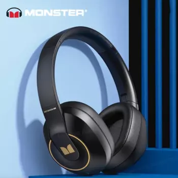 Оригинальные игровые Беспроводные наушники Monster XKH01, Bluetooth-наушники 5,3, складная гарнитура, спортивные наушники, Bluetooth-наушники, новинка 2023