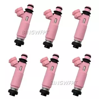 Оригинальные топливные форсунки 6 шт./партия 195500-4140 MR507376 для Mitsubishi Pajero Sport 6G72 3,0 V6 V73