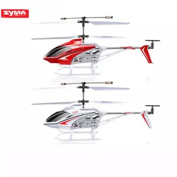 Оригинальный 3-канальный Радиоуправляемый вертолет SYMA S39 с гироскопом и светодиодсветильник кой дистанционное управление 100 м детский подарок красный/белый
