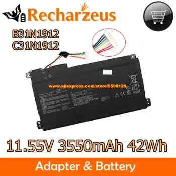 Оригинальный аккумулятор 11,55 V 3550mAh 42Wh B31N1912 для Asus VivoBook 14 E410KA E410MA L410MA E510KA E510MA