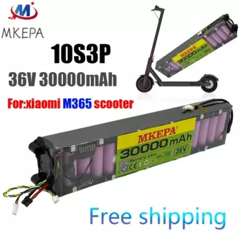 Оригинальный аккумулятор 36 В, 30000 мАч для Xm M365 M356 Pro, специальный аккумулятор, литий-ионный аккумулятор 36 В, 30000 мАч, езда, 55 км