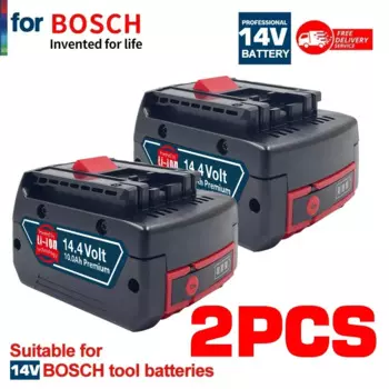 Оригинальный аккумулятор BAT614G 14,4 В 10000 мАч литий-ионный аккумулятор для Bosch 14,4 В Аккумулятор BAT607G BAT614 BAT614G + зарядное устройство