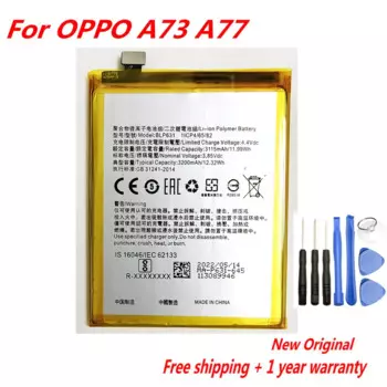 Оригинальный аккумулятор BLP631 3,85 В 3200 мАч для OPPO A73 A77 мобильный телефон