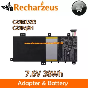Оригинальный аккумулятор C21N1333 7,6 в 38 Втч для ASUS TP550LA-CJ099H R5541L R554L R554LA Transformer Book Flip TP550LA TP550LD X454 Series